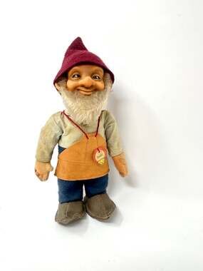 STEIFF Gnome Doll “ Gucki “ Rare Collectible Dwarf / Elf West Germany Toys